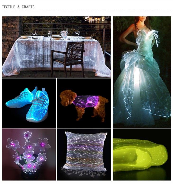 Led Light Plastic Fiber For Decoration Led Light Plastic Fiber For Decoration